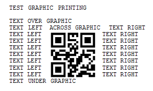 Sample of a report with inline qrcode